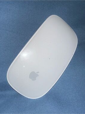Apple Magic Mouse A1296 1st Gen Wireless Bluetooth Tested Working White Silver